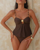 Tankini Concha Dourada