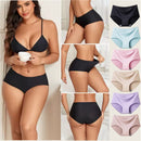 Calcinha de Seda Soft Sem Costura (Kit Com 6 Peças)