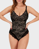 Body Plus Size em Renda