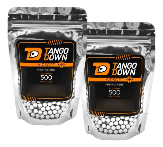 Kit 2 Pacotes Bbs Tango Down 0.48g 500 Unidades