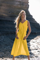 Vestido Linho Pôr do Sol