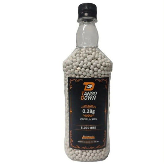 Bbs Airsoft 0.28g Tango Down 5000 6mm - Alta Precisão Premium
