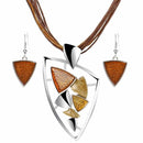 Conjunto de Colar e Brincos ZOSHI Africano
